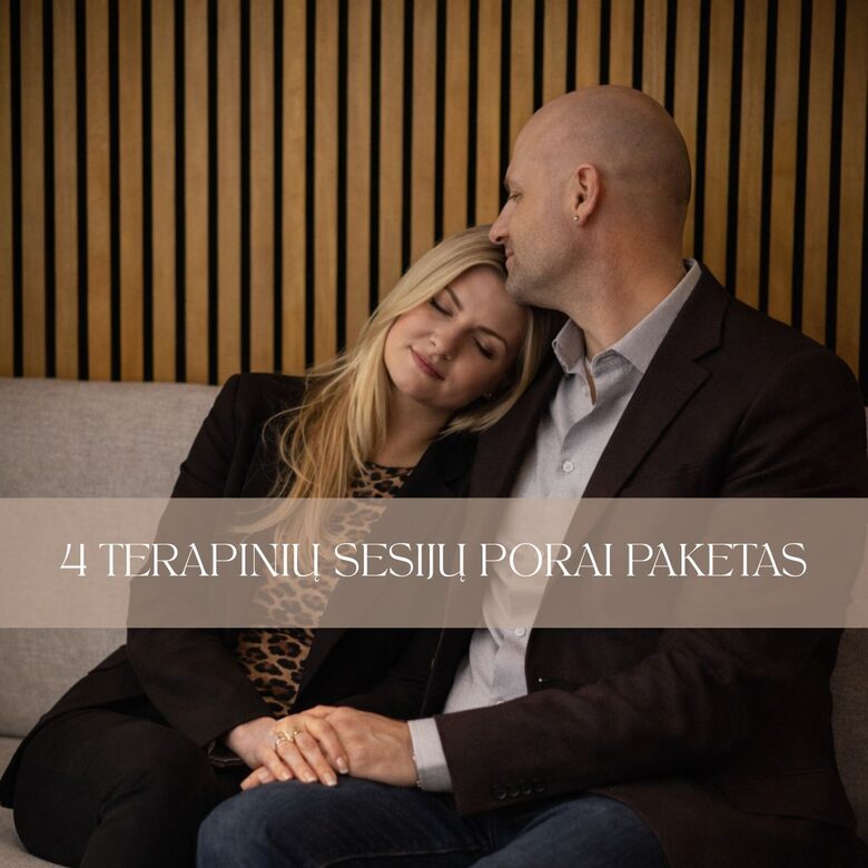 4 TERAPINIŲ SESIJŲ PORAI PAKETAS